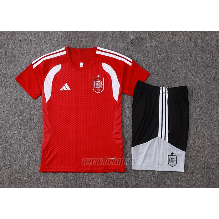 Chandal del Espana Manga Corta 2026-2027 Rojo - Pantalon Corto
